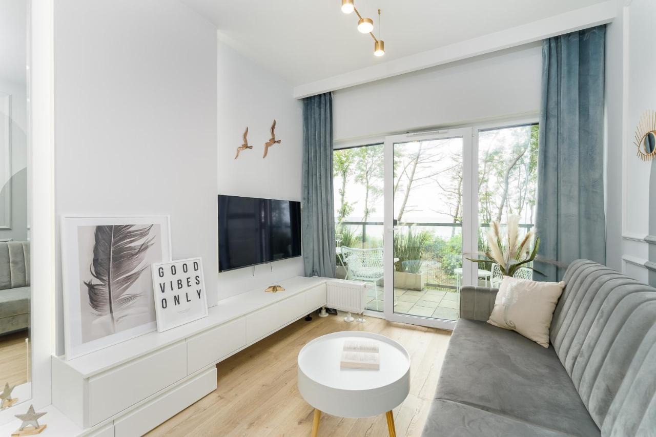 Apartament Baltic View 21 Z Widokiem Na Morze 尤斯托尼莫斯基 外观 照片